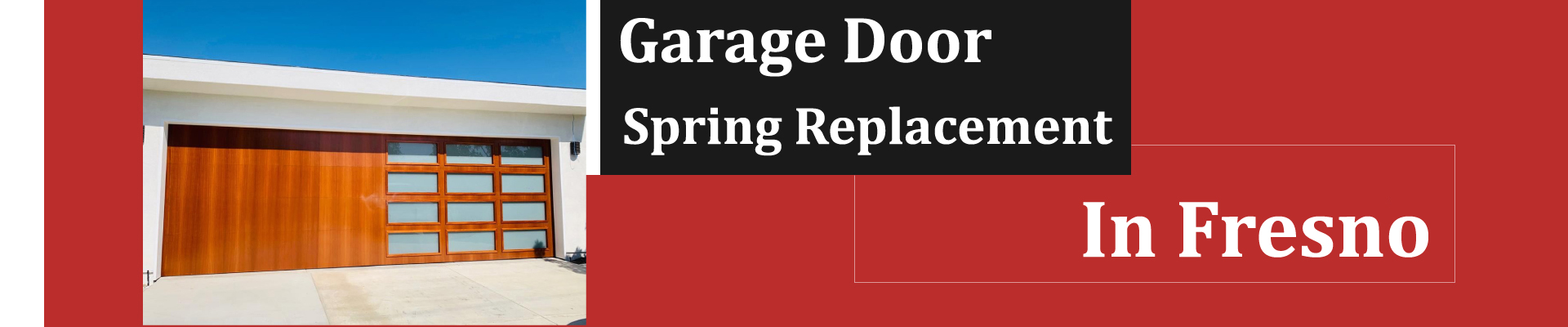 Garage Door Spring replacement In Fresno