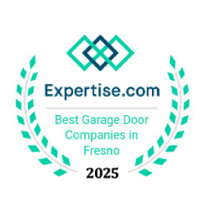 expertise.com award for best garage door companies in fresno, ca in 2025